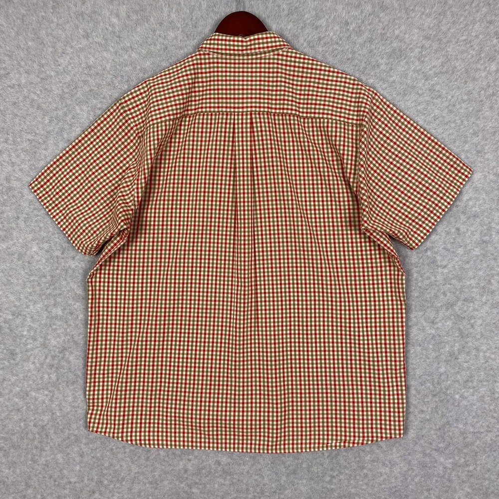 Patagonia Shirt Mens L Organic Cotton Gingham Check Short Sleeve Button Up - Picture 5 of 9